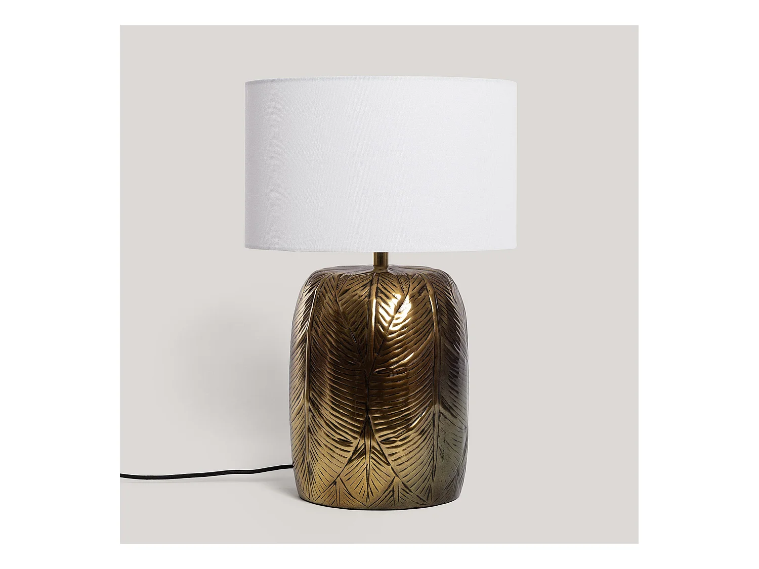 Lampe à Poser Aluminium Sahitya ILUZZIA Blanc