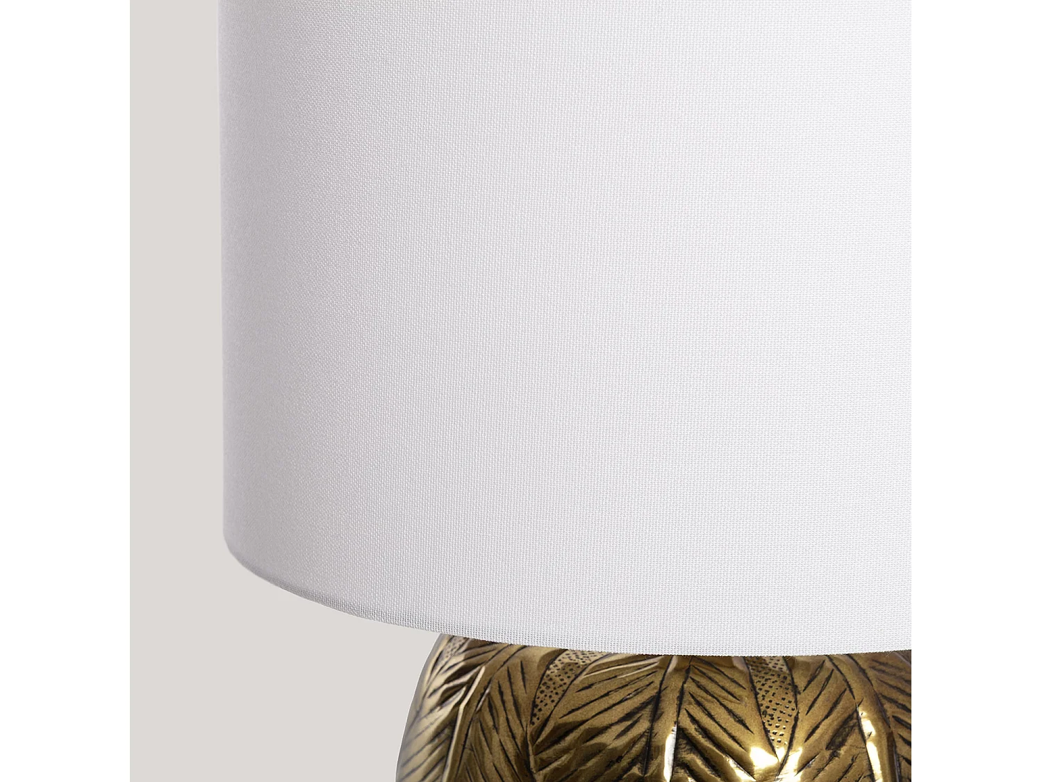 Lampada da Tavolo Alluminio Sahitya ILUZZIA Bianco