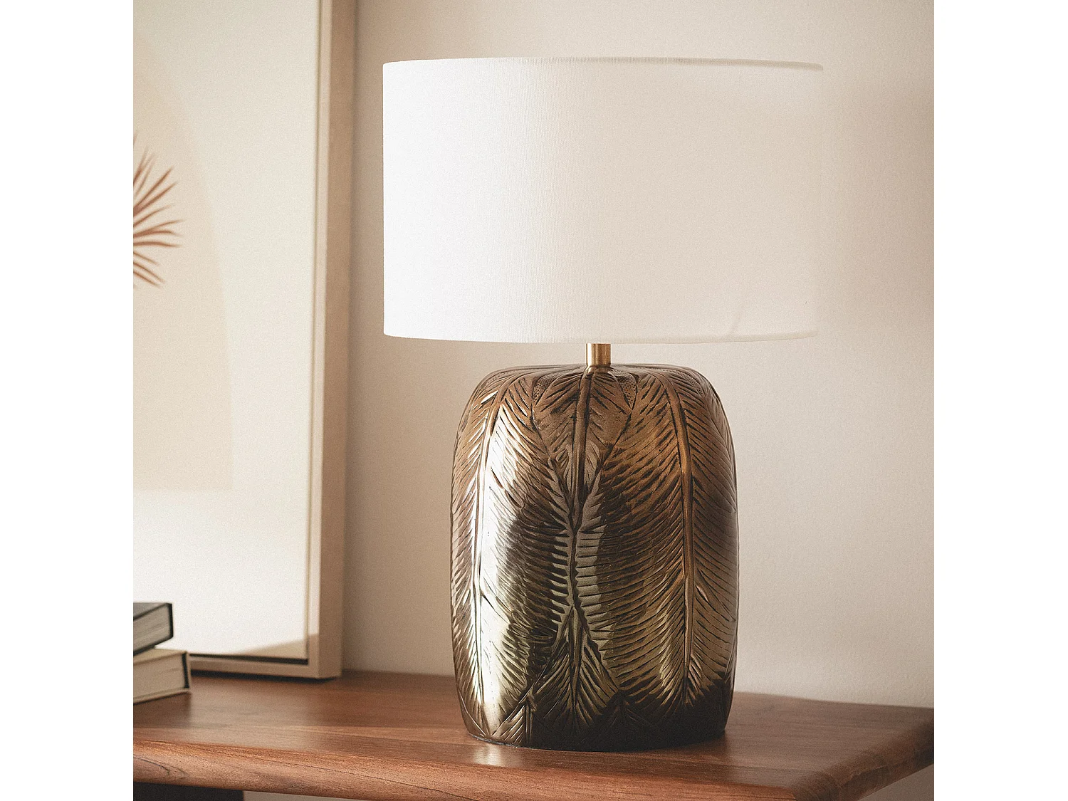 Lampe à Poser Aluminium Sahitya ILUZZIA Blanc