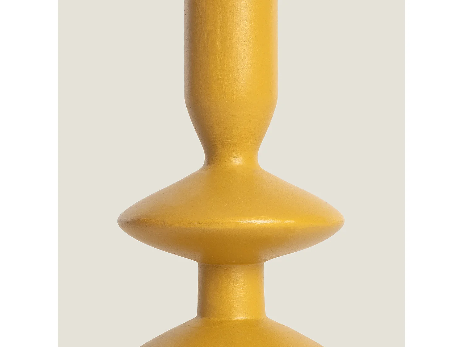 Lampe à Poser Résine Daleth Moutarde