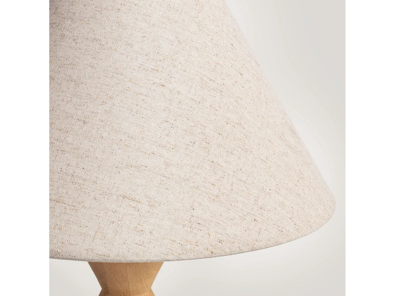 Lampe à Poser Bois Akesh II Blanc