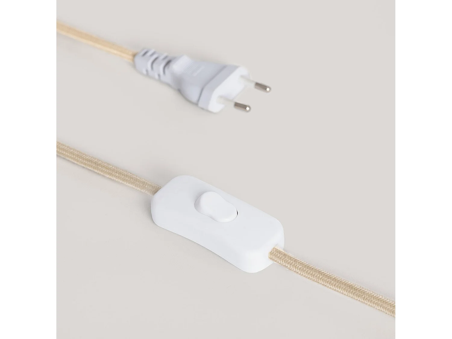 Lampe à Poser Bois Akesh II Blanc