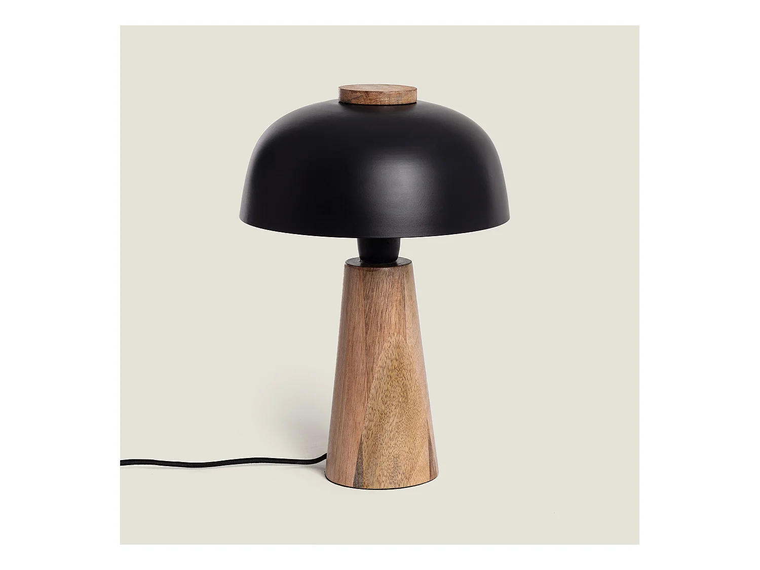 Lampada da Tavolo Metallo Nagama Nero