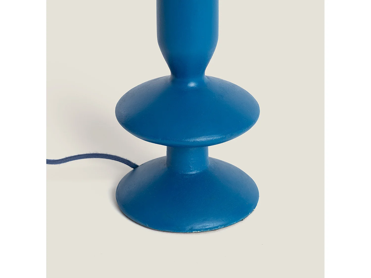 Lampe à Poser Résine Daleth Bleu