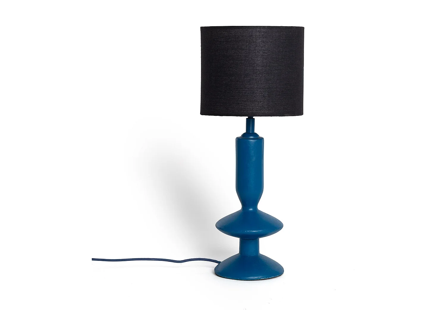 Lámpara de Mesa Resina Tinola Daleth Azul