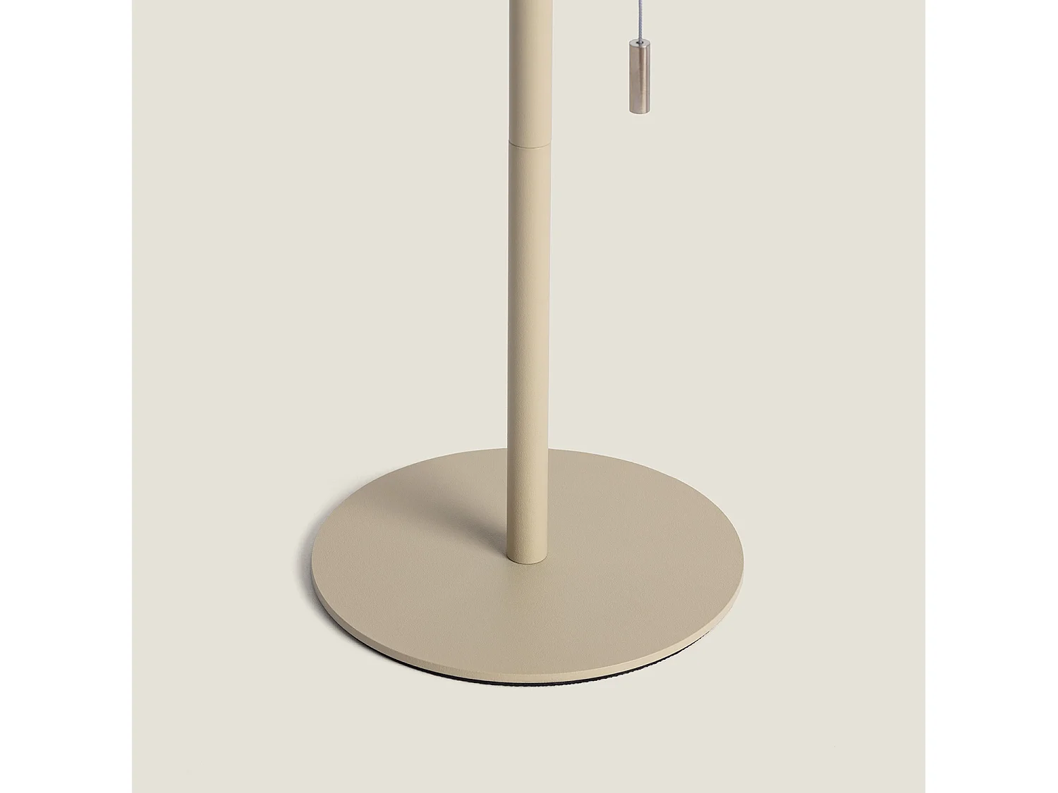 Lampe à Poser Solaire Extérieur LED 1.2W Métal Aldana Crème