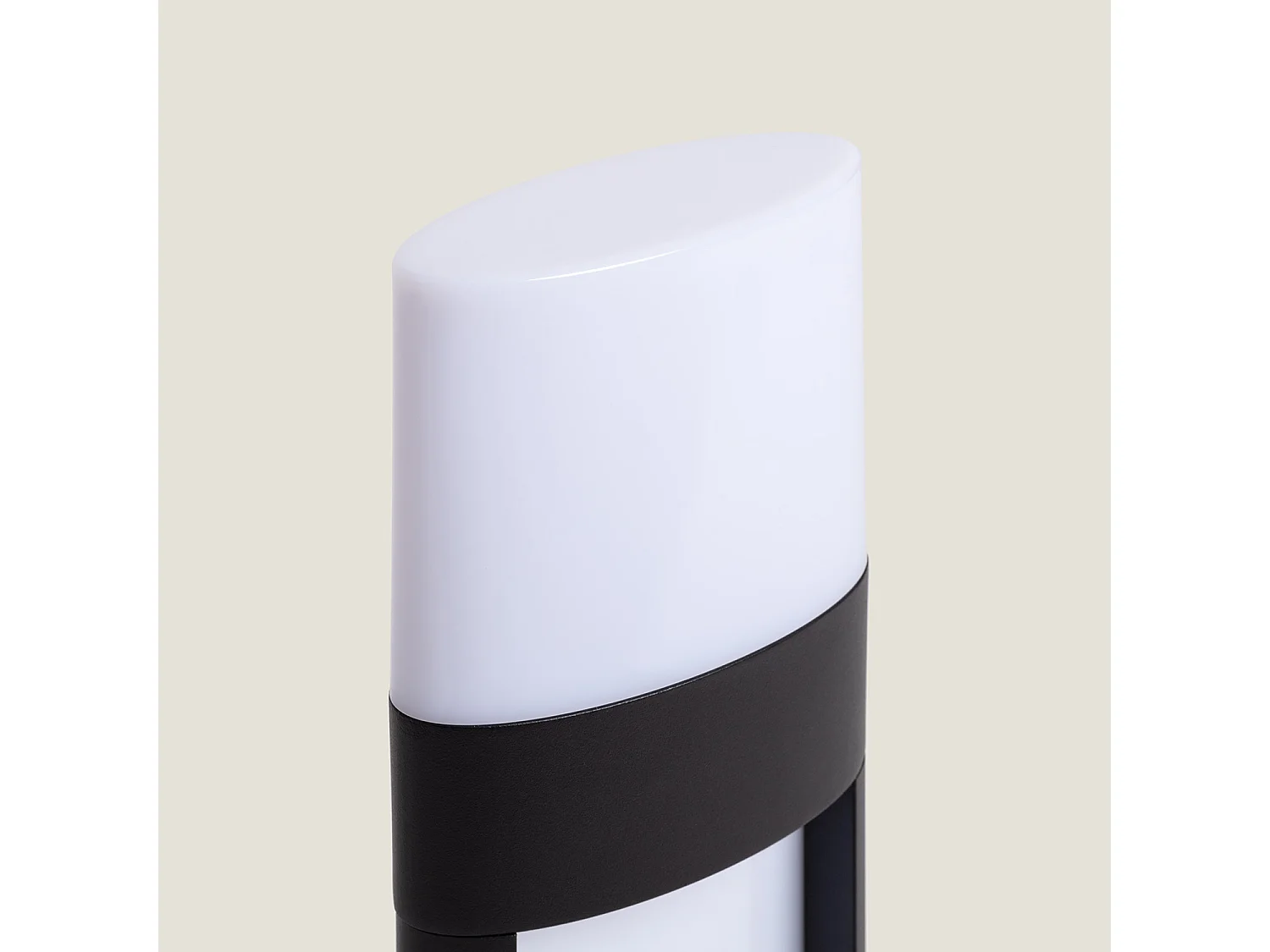 Balise Extérieure LE 10W en Saillie sur Pied 50cm Aluminium pour Numérotation Domicile Mulhan Noir