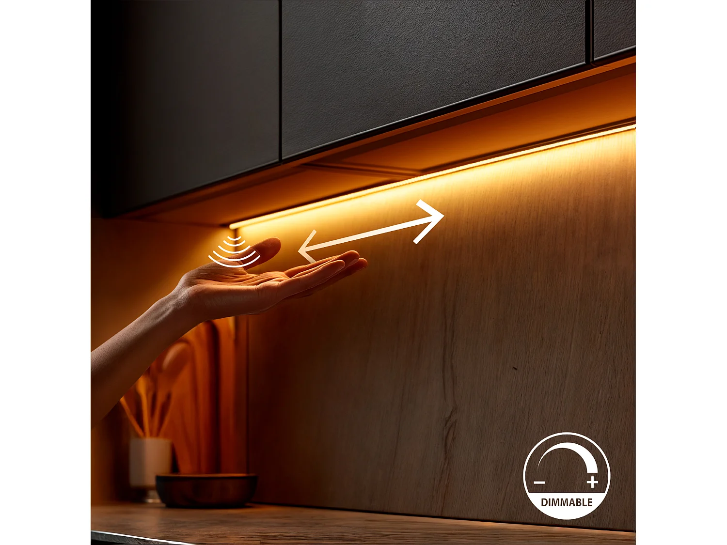 Mini Interruptor Regulador Sin contacto por Movimiento para Tira LED 5V/24V DC Monocolor