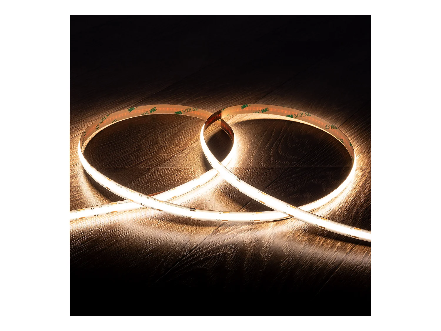 Tira LED 24V COB CCT 560 LED/m 5m 10W/m 900lm/m Ancho 10mm Corte 2.5cm IP20 CRI90 (2700K - 4000K - 6000K) CCT