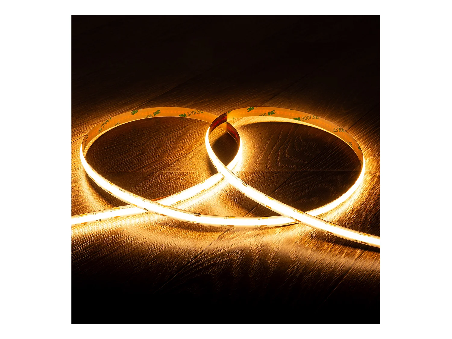 Tira LED 24V COB CCT 560 LED/m 5m 10W/m 900lm/m Ancho 10mm Corte 2.5cm IP20 CRI90 (2700K - 4000K - 6000K) CCT