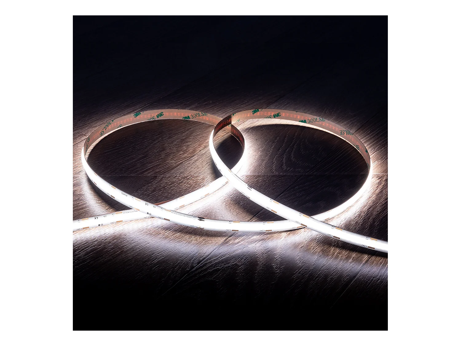 Tira LED 24V COB CCT 560 LED/m 5m 10W/m 900lm/m Ancho 10mm Corte 2.5cm IP20 CRI90 (2700K - 4000K - 6000K) CCT