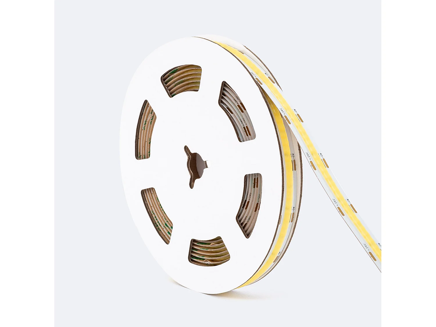 Ruban LED 24V COB CCT 560 LED/m 5m 10W/m 900lm/m Largeur 10mm Coupe 2.5cm IP20 CRI90 2700K - 4000K - 6000K CCT