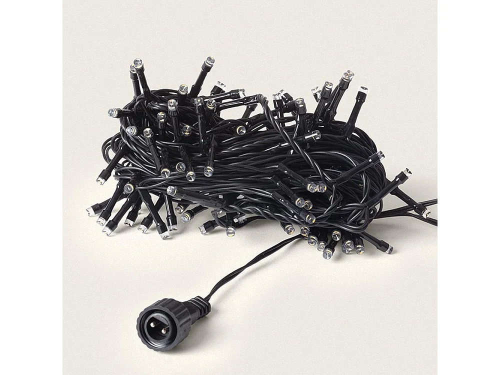 Ghirlanda per Esterni 100LEDs 12 VAC Easyfit 12m 3000K Bianco Caldo