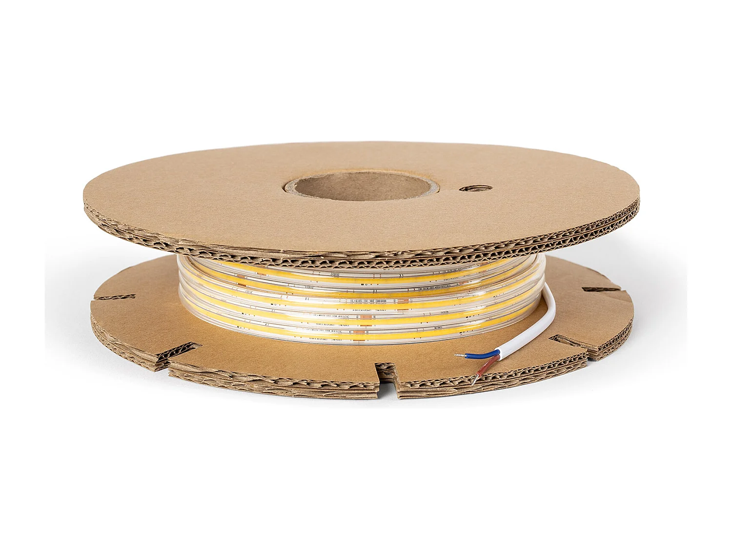 Bobina 20m Striscia LED Regolabile 220V COB Autorettificata 480 LED/m 12W/m 900lm/m Supernarrow Larga 6,5mm IP65 Taglio 10cm 4000K Bianco Naturale