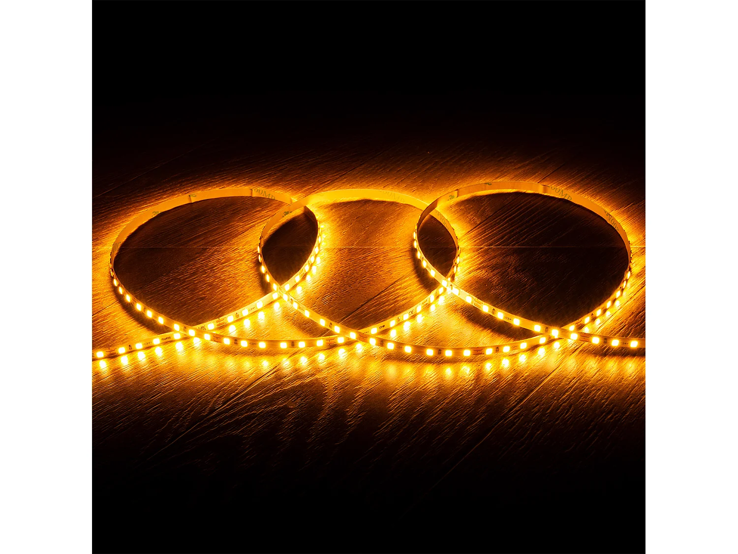 Bobina 5m Striscia LED 24V DC SMD2835 120 LED/m 1000 lm/m Larga 5mm IP20 Supernarrow Taglio 5cm 2700K Bianco Caldo