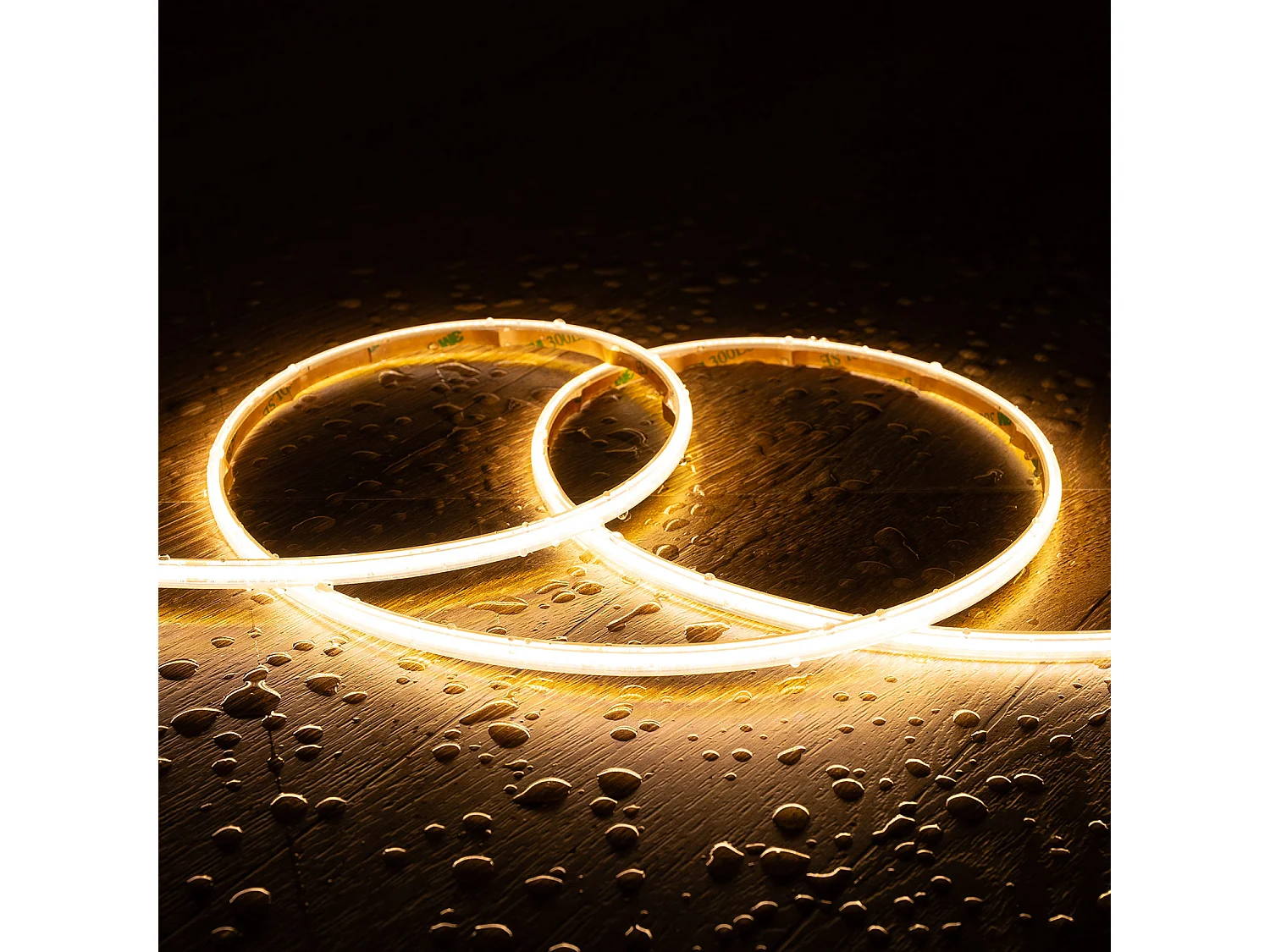 Ruban LED Dimmable 220V COB Auto-redressement 480 LED/m BOBINE 20m 12W/m 900lm/m Super Étroite Largeur 6.5mm Coupe 10cm IP65 2700K Blanc chaud