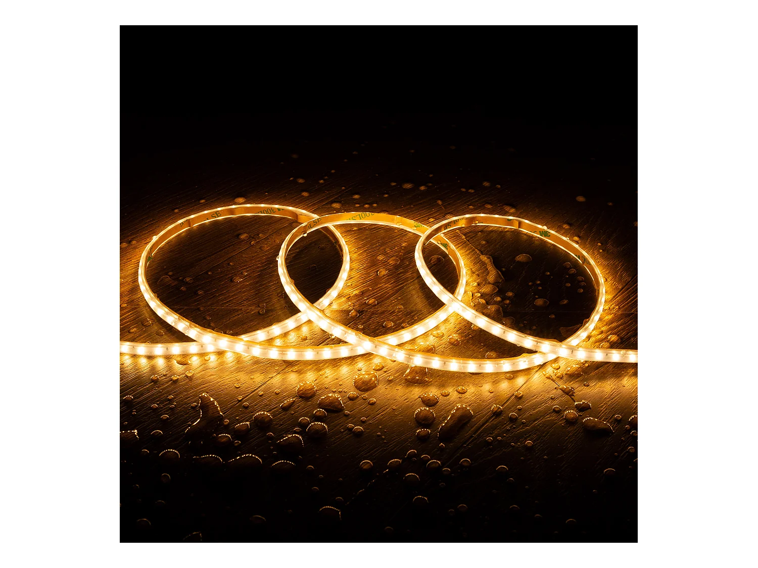 Ruban LED Dimmable 220V SMD Auto-redressement 120 LED/m BOBINE 20m 12W/m 1080lm/m Super Étroite Largeur 6.5mm Coupe 10cm IP65 2700K Blanc chaud