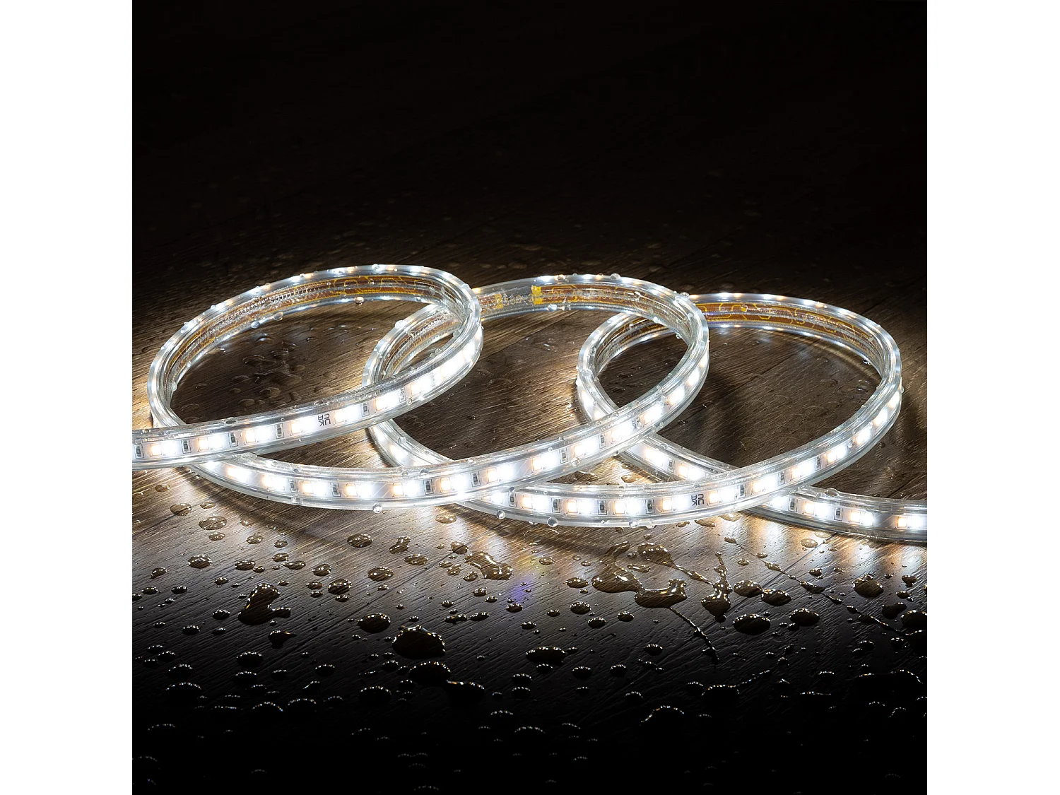 Ruban LED CCT 220V 120 LED/m BOBINE 50m 10W/m 900lm/m Largeur 14mm Coupe 100cm IP65 CCT 2700K - 4000K - 6500K