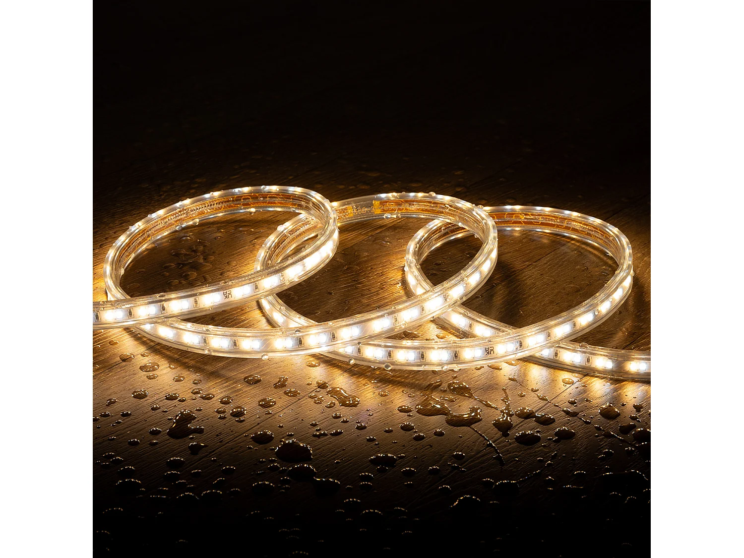 Ruban LED CCT 220V 120 LED/m BOBINE 50m 10W/m 900lm/m Largeur 14mm Coupe 100cm IP65 CCT 2700K - 4000K - 6500K