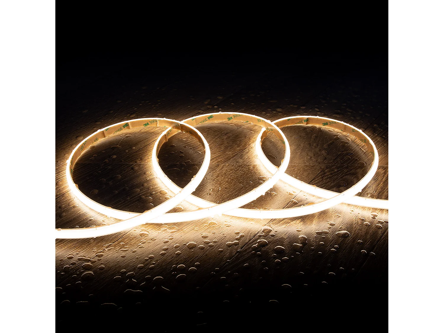 Tira LED Regulable 220V WCOB Autorectificada 260 LED/m 15W/m 1350lm/m SILICONE FLEX Ancho 10mm IP65 Corte 5cm a Medida 4000K Blanco Neutro 4 m