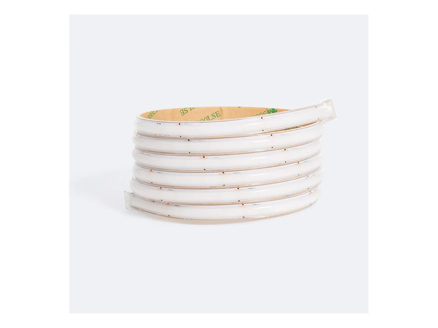 Tira LED Regulable 220V WCOB Autorectificada 260 LED/m 15W/m 1350lm/m SILICONE FLEX Ancho 10mm IP65 Corte 5cm a Medida 4000K Blanco Neutro 2 m