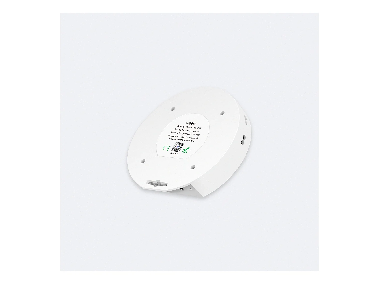 Contrôleur Variateur pour 8 Rubans LED RGB Digital SPI 5-24V DC avec Télécommande RF et APP RGBIC