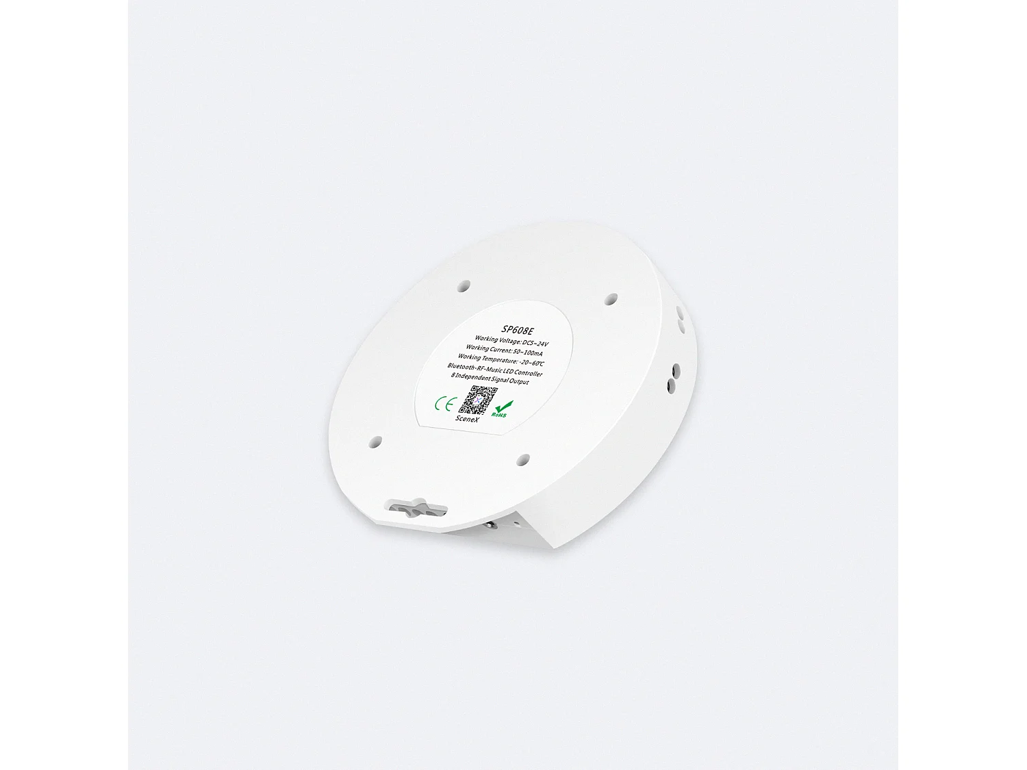 Contrôleur Variateur pour 8 Rubans LED RGBIC Digital SPI 5-24V DC avec Télécommande RF et APP RGBIC