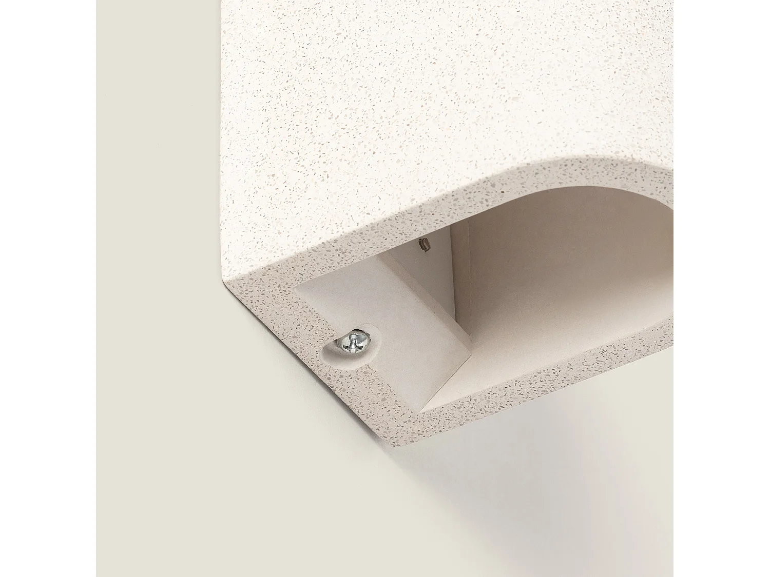 Applique Murale Ciment Éclairage Double Face Kediri Beige