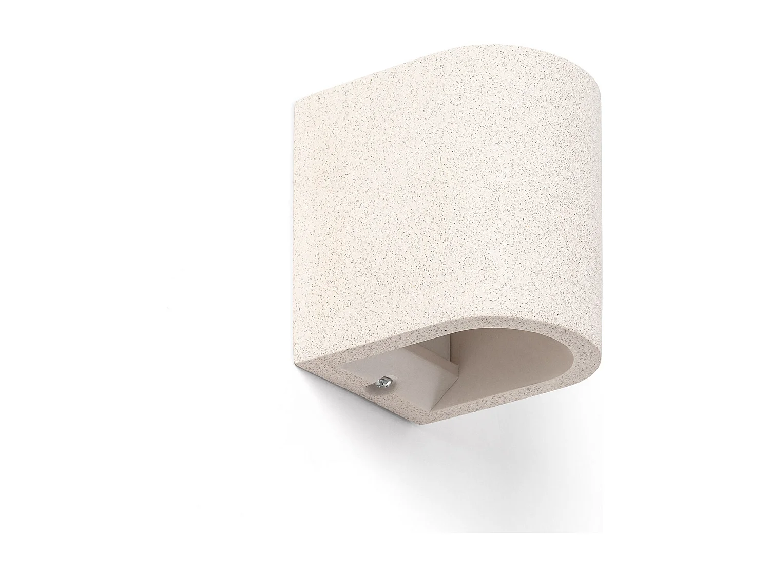 Applique da Parete Cemento Doppia Luce Kediri Beige