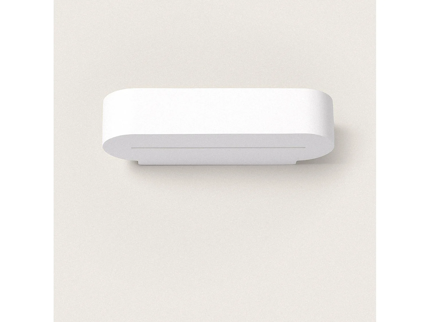 Applique da Parete Gesso Illuminazione Doppia Luce Lonjong Bianco