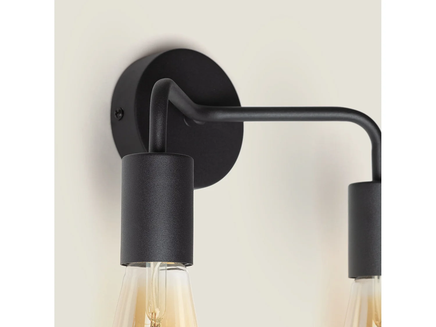 Lampe Murale Métal Jayso 2 Spots Rouge