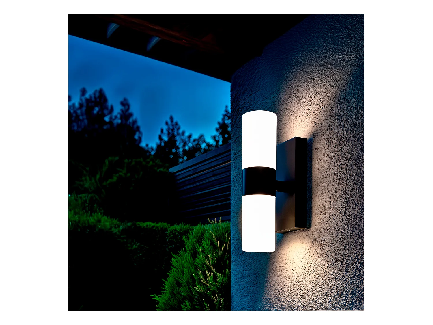 Applique LED da Parete Bagno 6W Alluminio e PC Avery Nero