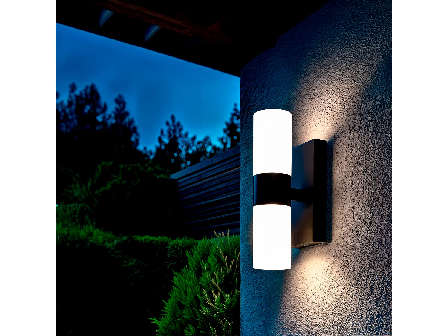 Applique Murale LED Salle de Bain 6W Aluminium et PC Avery Noir