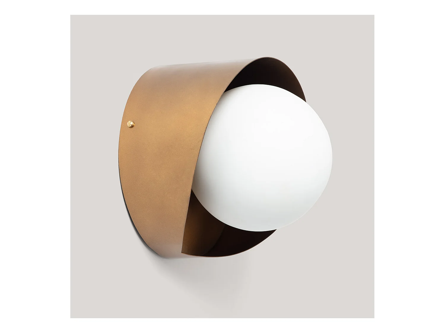 Applique Murale Métal et Verre Ishan III ILUZZIA Doré