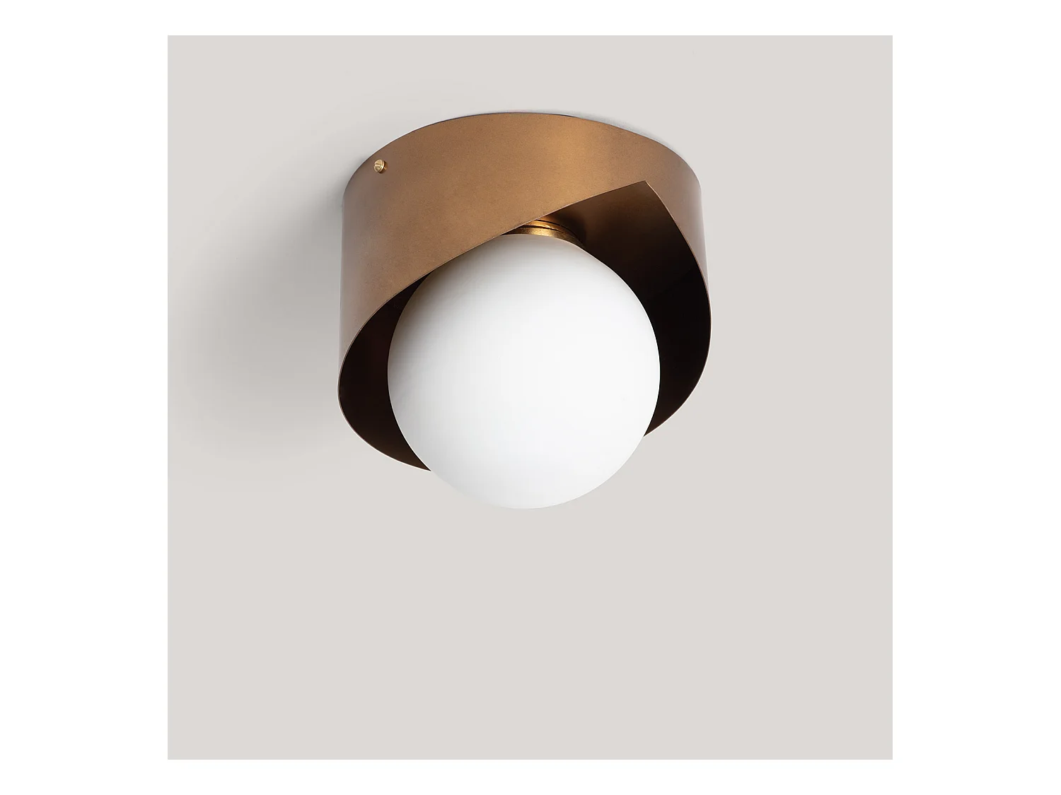 Applique Murale Métal et Verre Ishan III ILUZZIA Doré