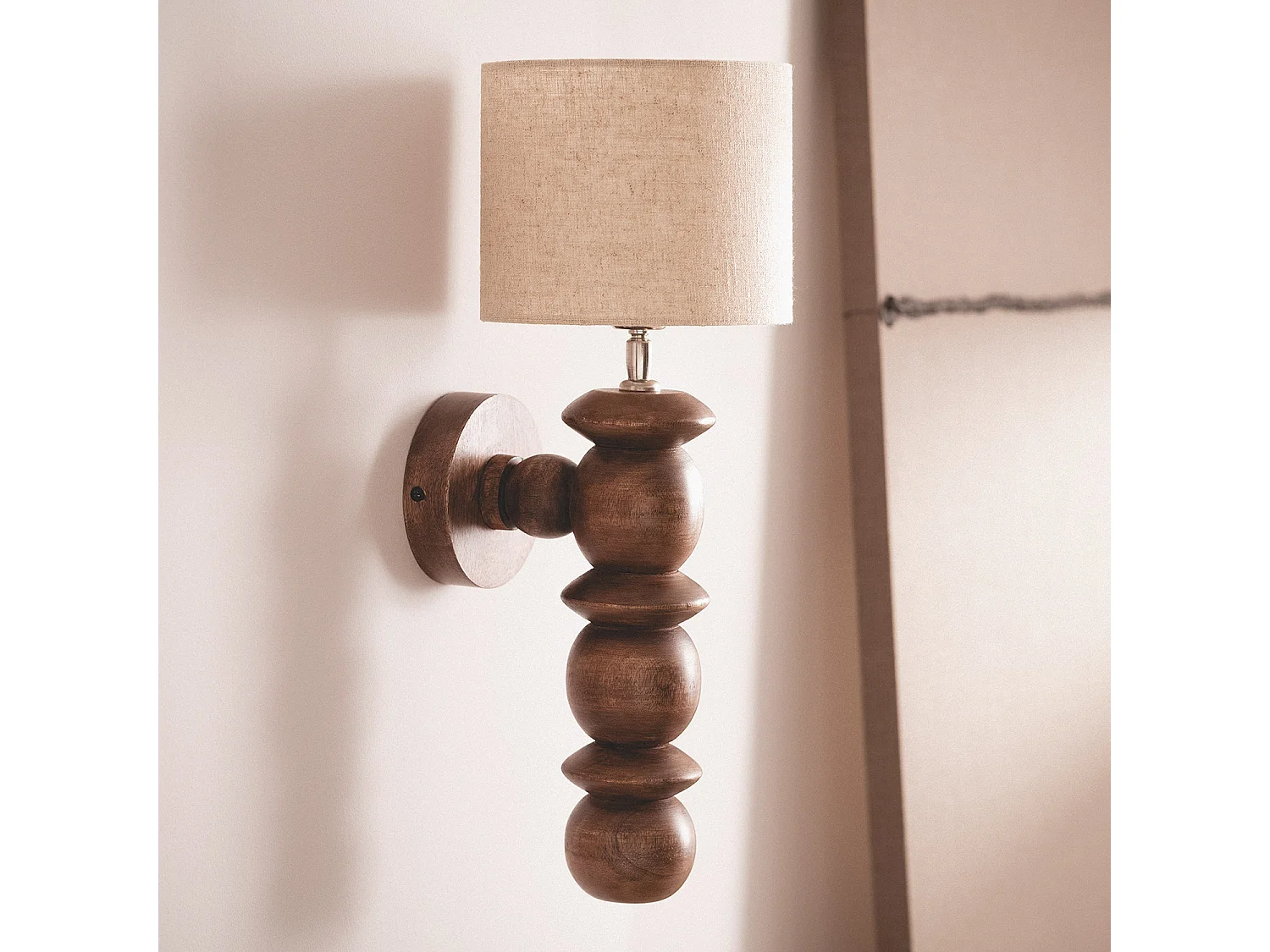 Lampe Murale Malik ILUZZIA Beige