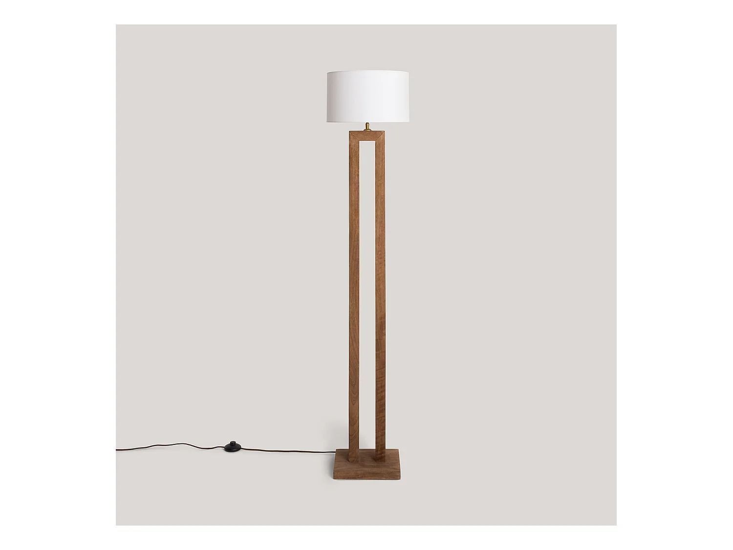 Lampadaire Bois Abner Naturel