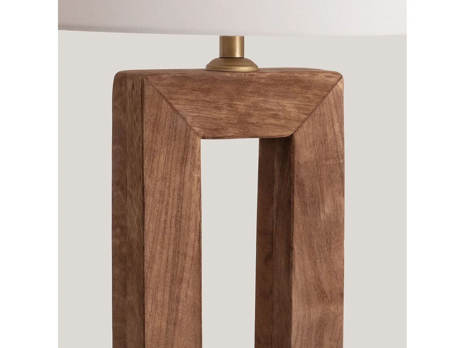 Lámpara de Pie Madera Abner Natural