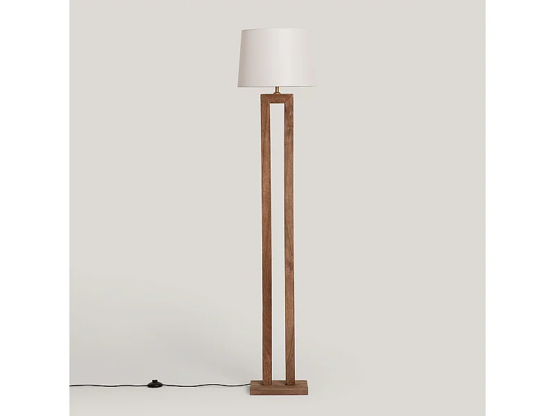 Lámpara de Pie Madera Abner Natural
