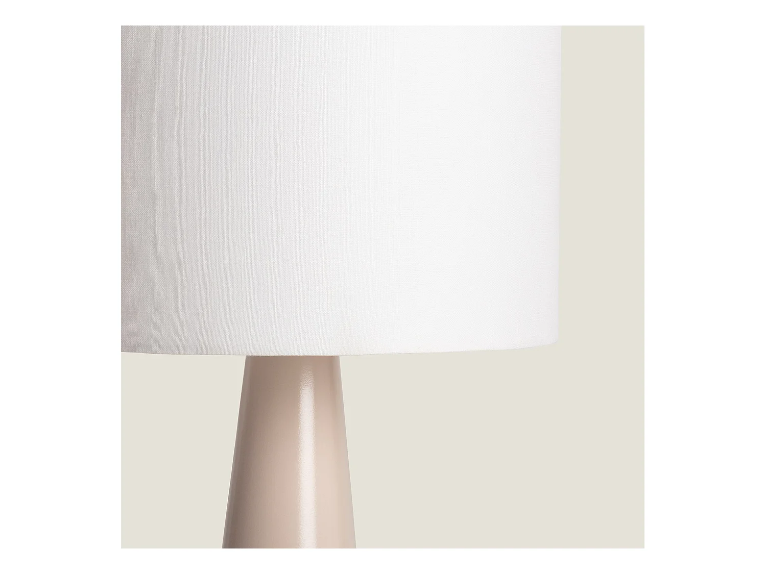 Lampada da Terra Metallo Cambaca Beige
