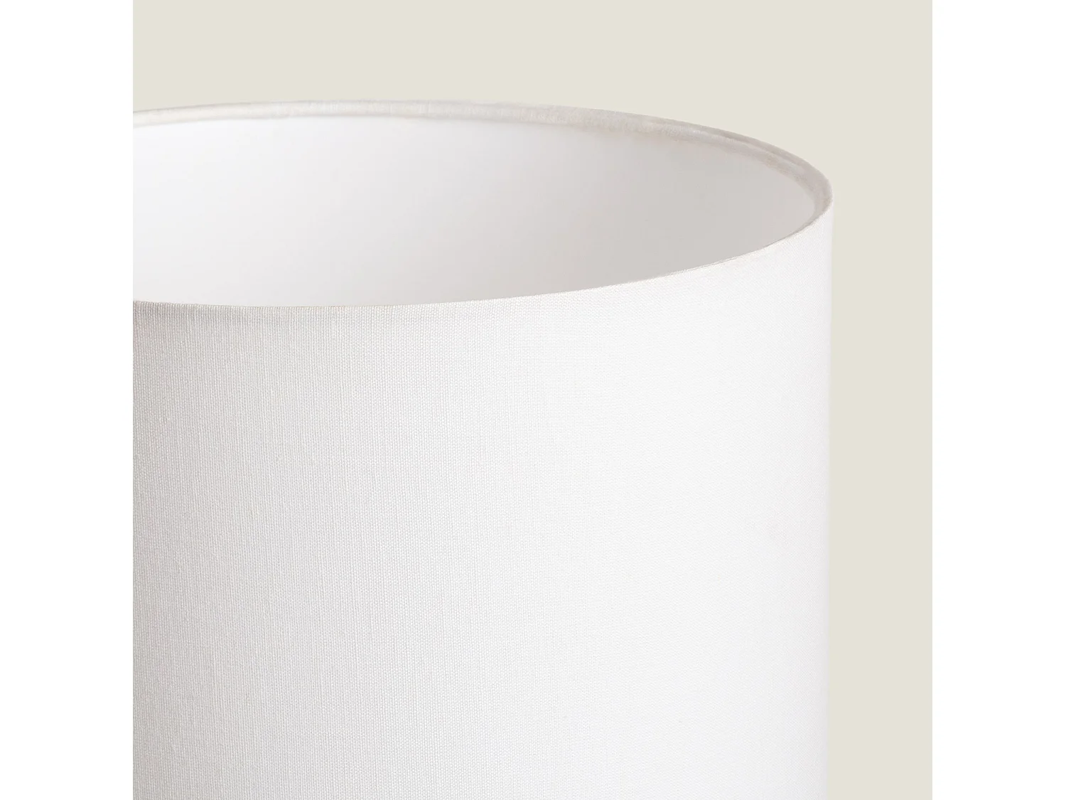Lampadaire Métal et Tissu  Cambaca Beige