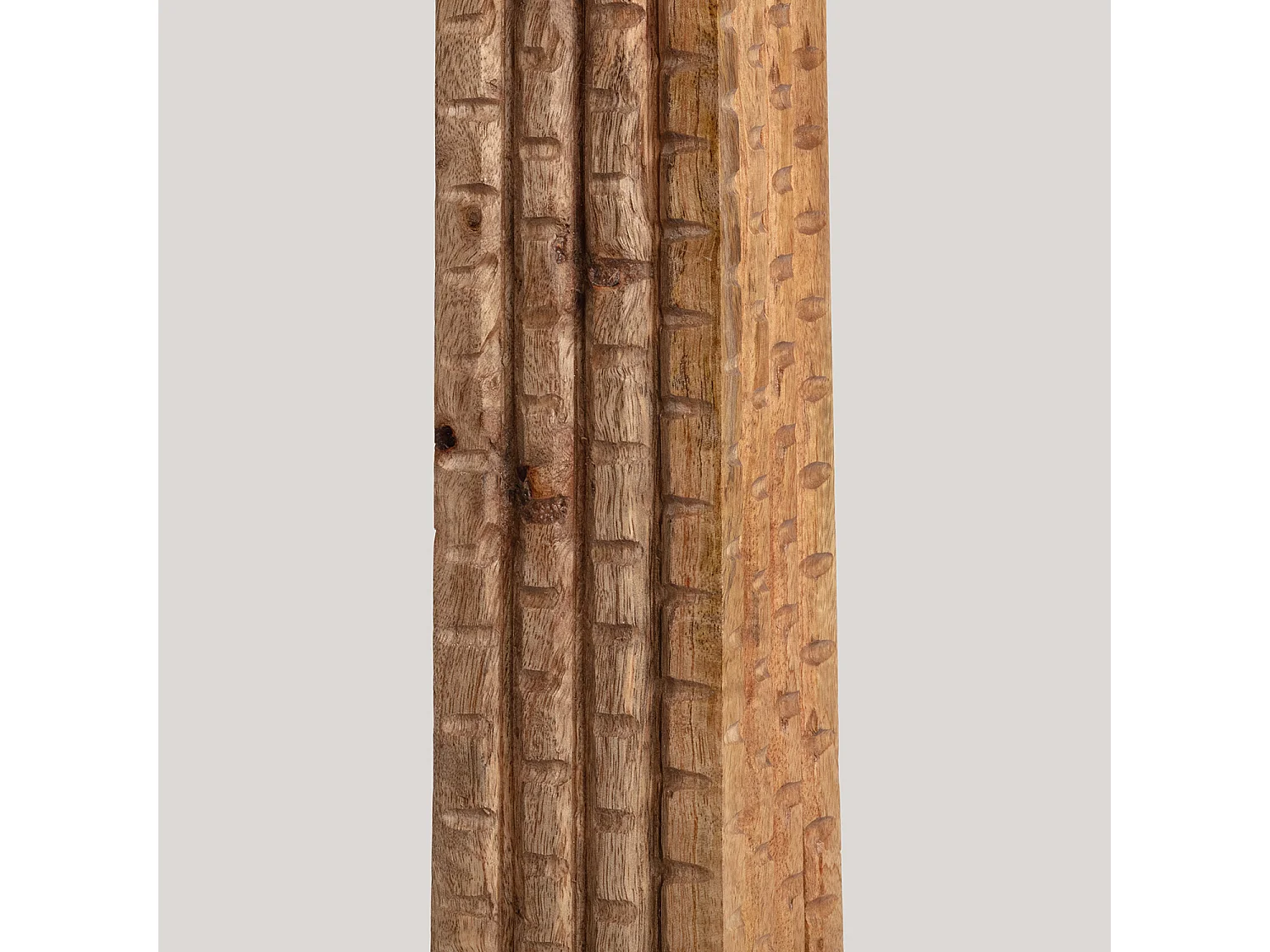 Lampada da Terra Legno Kyathi ILUZZIA Bianco