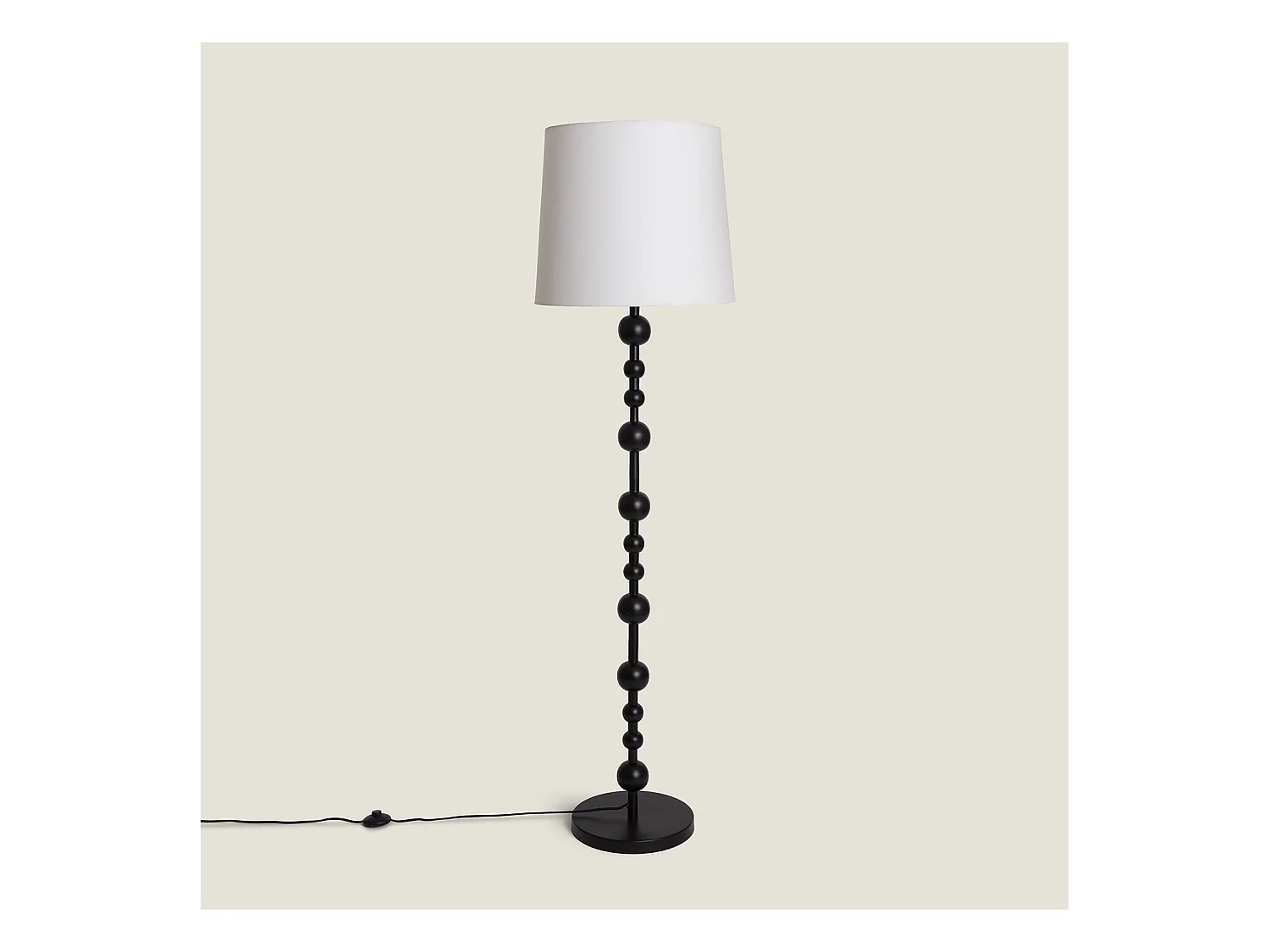 Lámpara de Pie Metal Zunga Negro