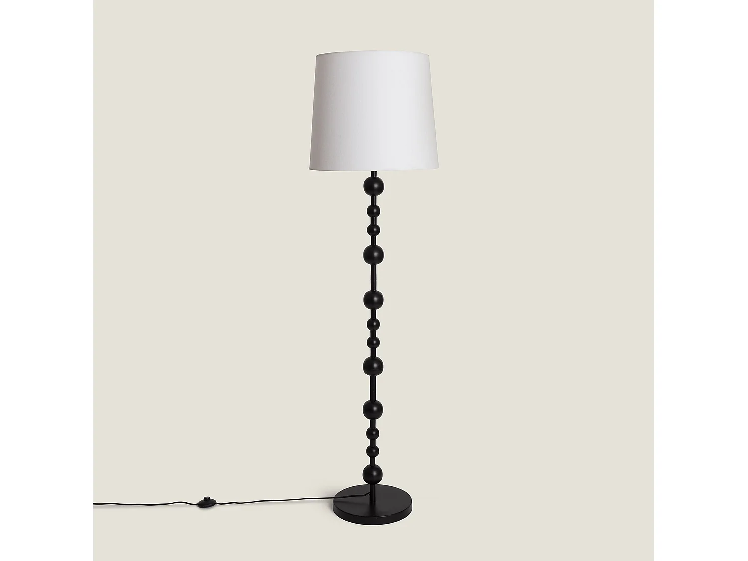 Lampadaire Métal Zunga Noir