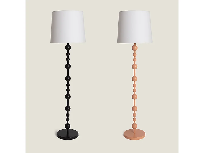 Lampadaire Métal Zunga Noir