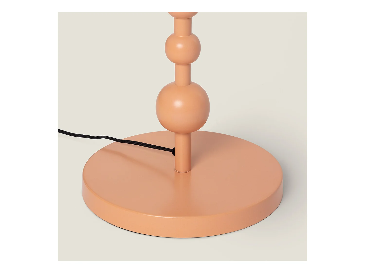 Lámpara de Pie Metal Zunga Melocotón