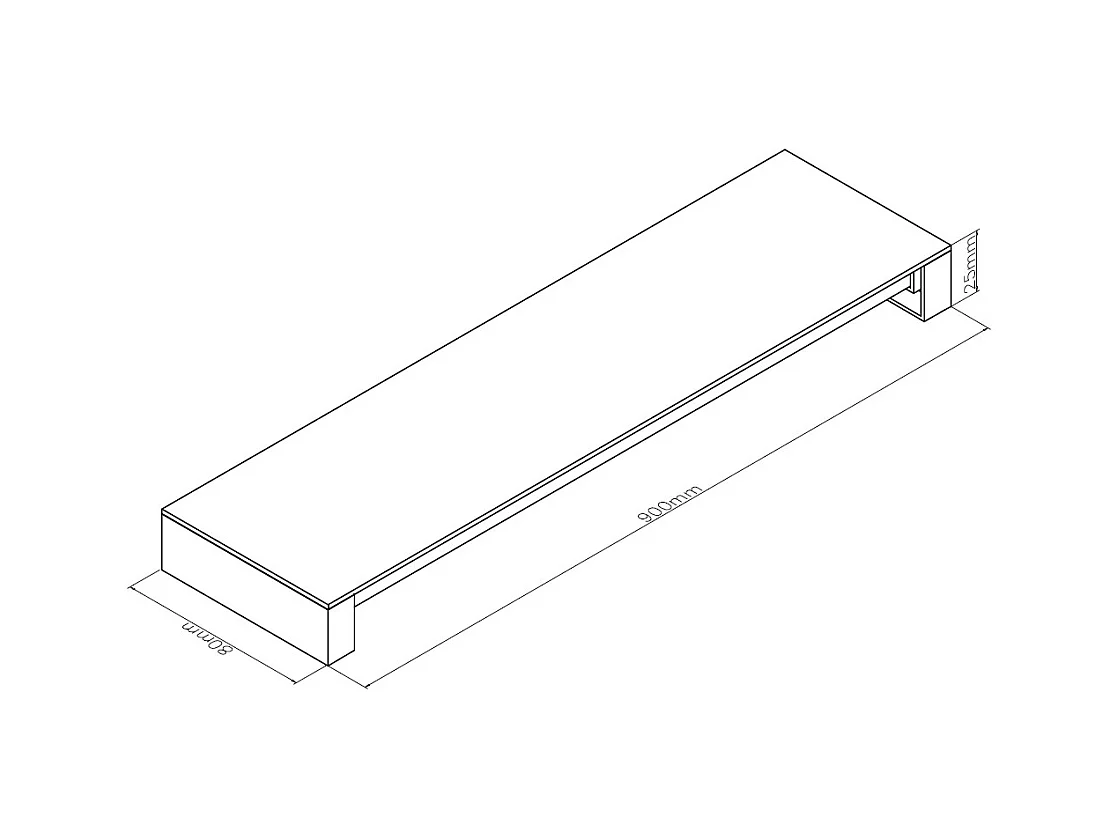 Applique da Parete per Esterno LED 30W Alluminio Bathen Nero