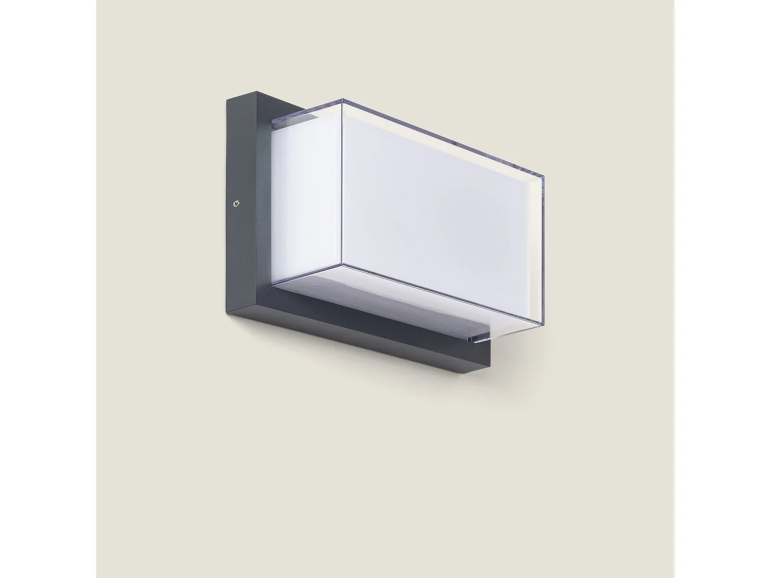 Applique Murale Extérieure LED 12W Aluminium CCT Sélectionnable Double Éclairage Caelia Anthracite