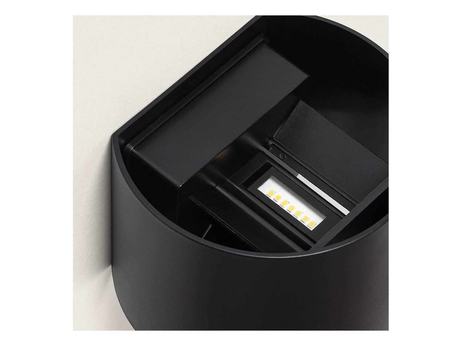 Applique Murale Extérieure LED 6W PC Double Éclairage Loruc Noir