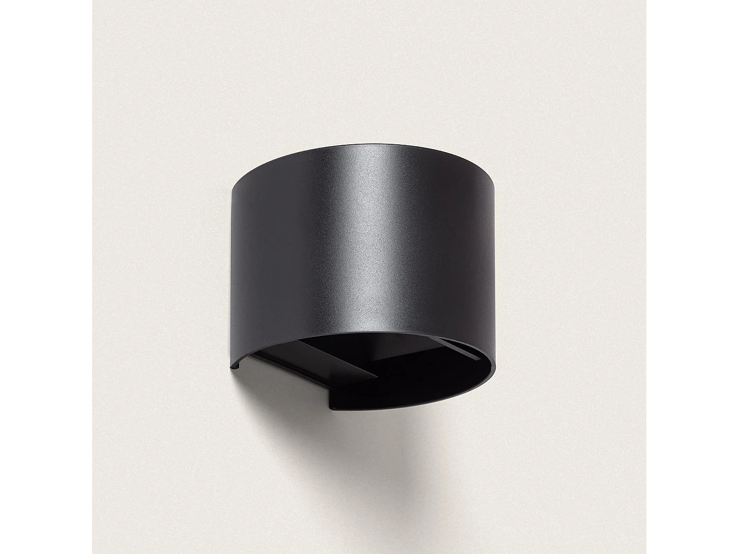 Applique da Parete per Esterni LED 6W Doppia Luce Eros Nero